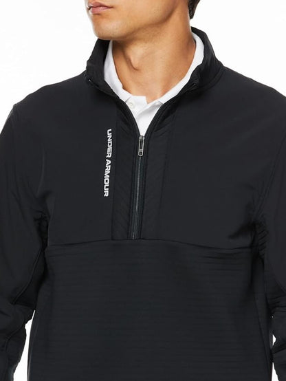 NEW Under Armour Men's 3XL Funnel neck Half Zip Jacket In Blue NWT $120