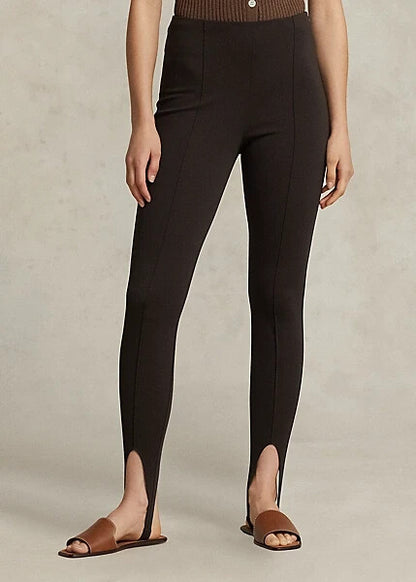 NEW! Polo Ralph Lauren Women's S Stirrup Stretch Side-Zip Legging NWT $298