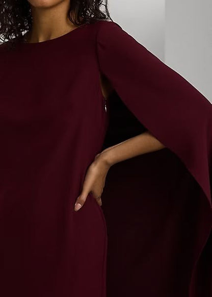 NEW Lauren Ralph Lauren Women's 8 Cape Georgette Cocktail Dress