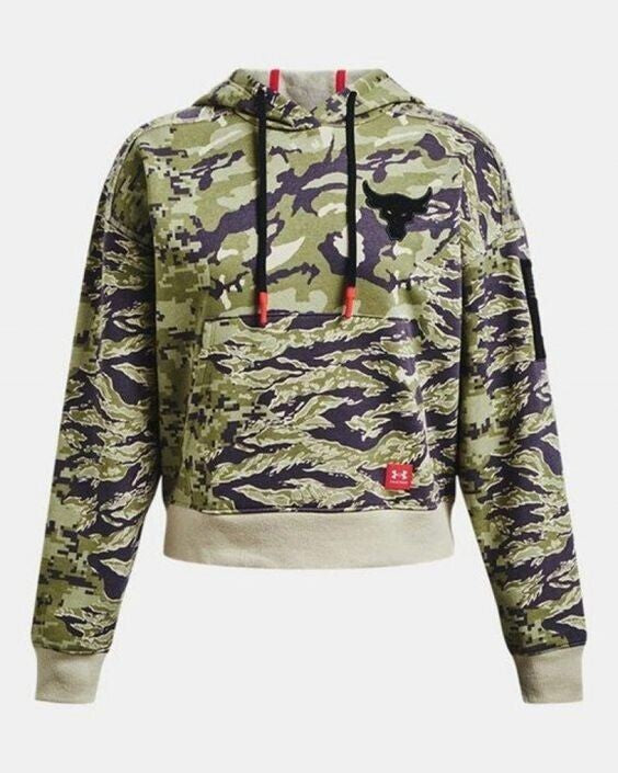NEW! Under Armour Women's XL Project Rock Veterans Day Fleece Hoodie NWT $100