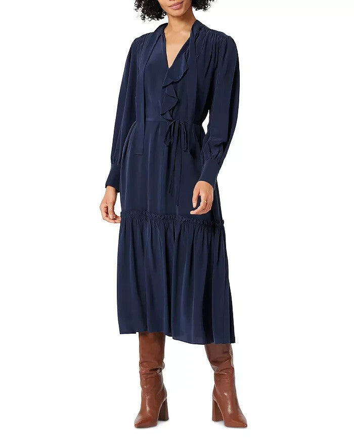 NEW! Joie Women's XS Roussel Silk Midi Dress NWT $448