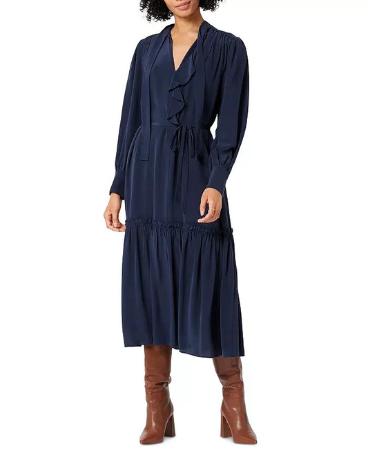 NEW! Joie Women's XS Roussel Silk Midi Dress NWT $448