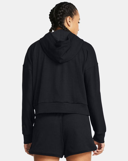 NEW Under Armour Women's M UA Journey Rib Oversized Hoodie • Reg Price $90