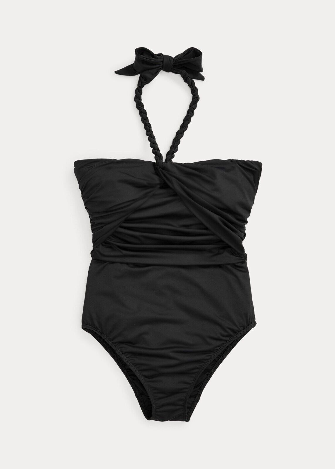 NEW! Lauren Ralph Lauren Women's 10 Twist-Bandeau One-Piece Swimsuit NWT $140