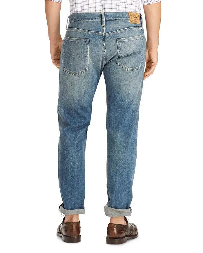 NEW! Polo Ralph Lauren Men's 42X30 Hampton Relaxed Straight Jean NWT $98.50