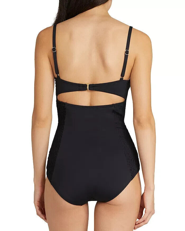 Kate Spade Women's Smocked Underwire One-Piece Swimsuit