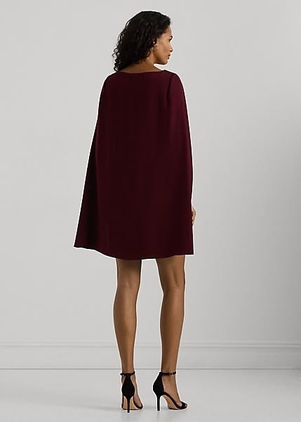 NEW Lauren Ralph Lauren Women's 8 Cape Georgette Cocktail Dress