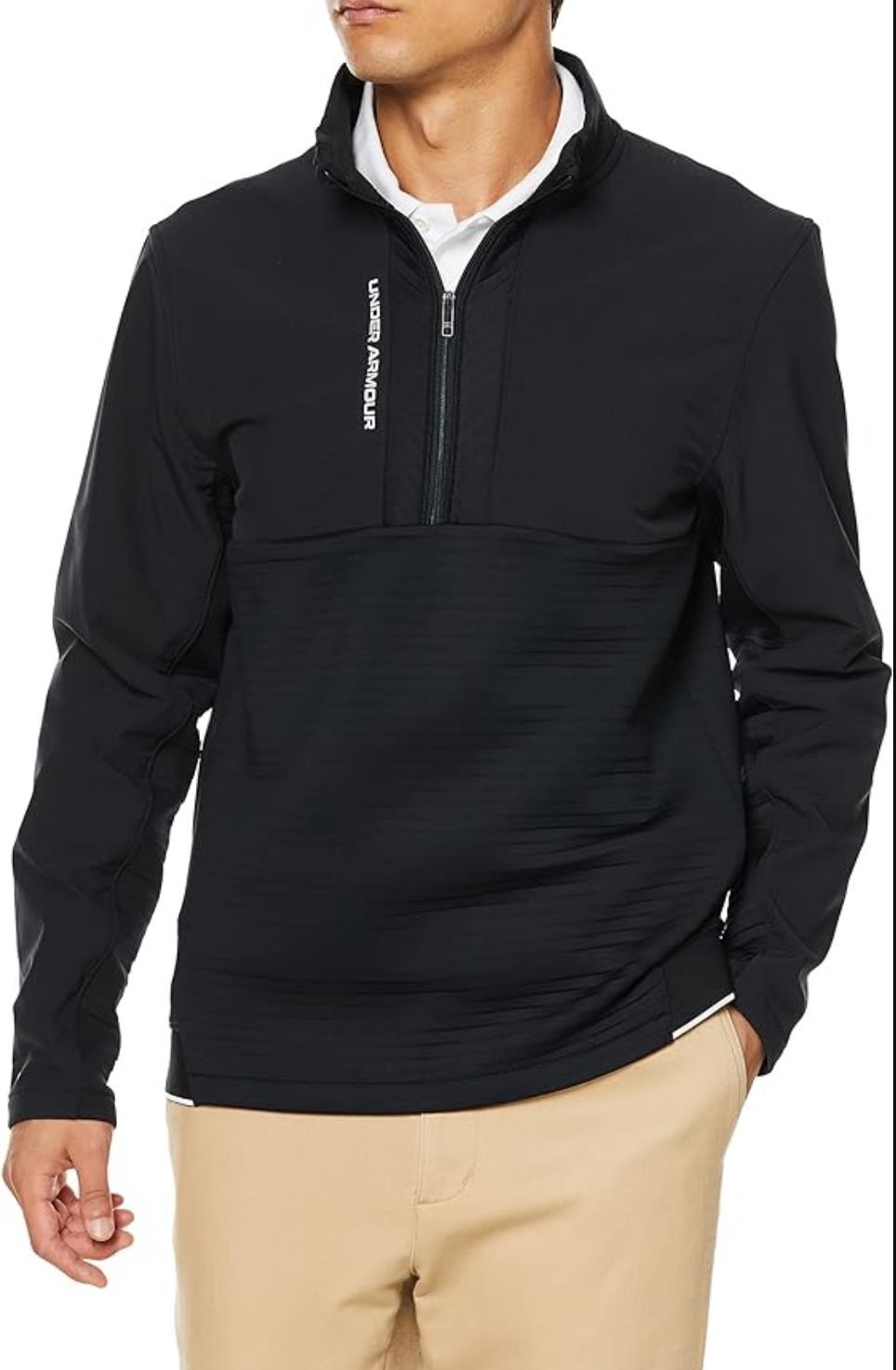 NEW Under Armour Men's 3XL Funnel neck Half Zip Jacket In Blue NWT $120