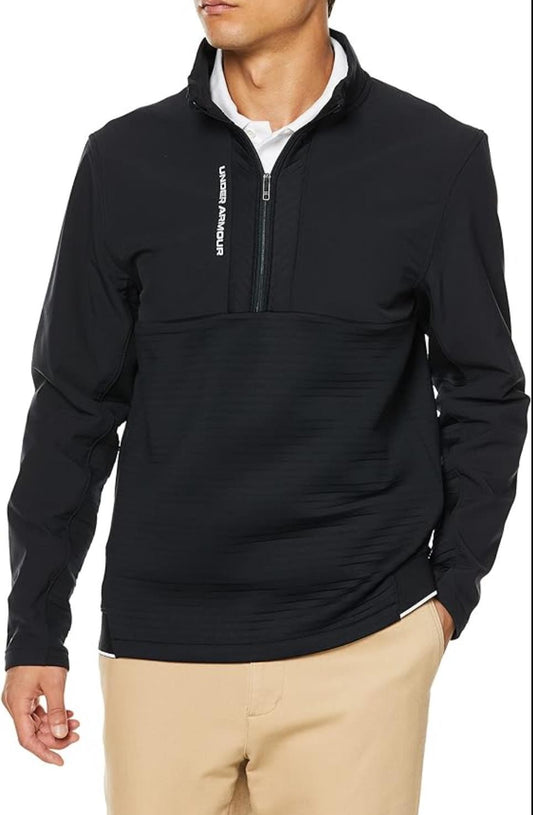 NEW Under Armour Men's 3XL Funnel neck Half Zip Jacket In Blue NWT $120