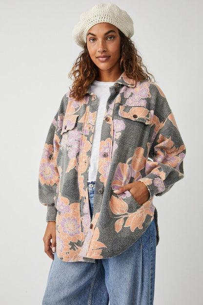 NEW! Free People Women's S Printed Ruby Jacket NWT $178