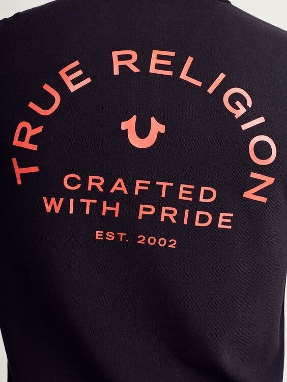 NEW! True Religion Men's XL Cotton Logo Polo Shirt NWT $79