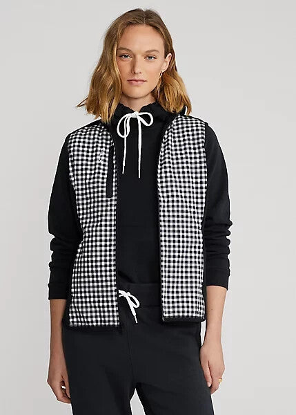 NEW! RLX Golf Ralph Lauren Women's S Terry Sleeveless Full-Zip Vest NWT $178