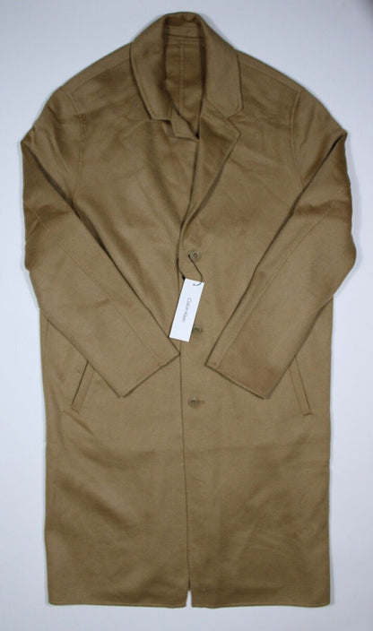 NEW Calvin Klein Men's M Long Wool-Blend Walker Coat NWT $399