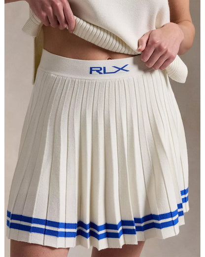 NEW RLX Ralph Lauren Women's M Pleated Cricket Skort NWT $188