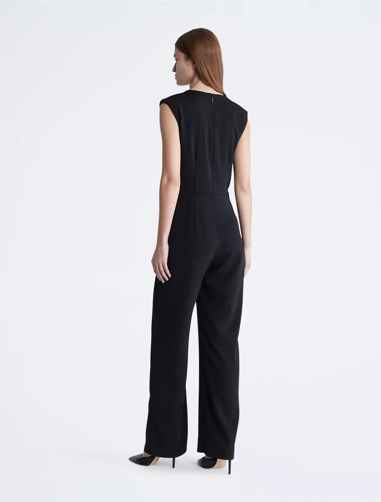 NEW! Calvin Klein Women's 14 Sleeveless Wrap Jumpsuit NWT $139