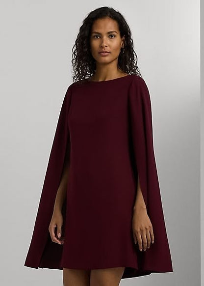 NEW Lauren Ralph Lauren Women's 8 Cape Georgette Cocktail Dress