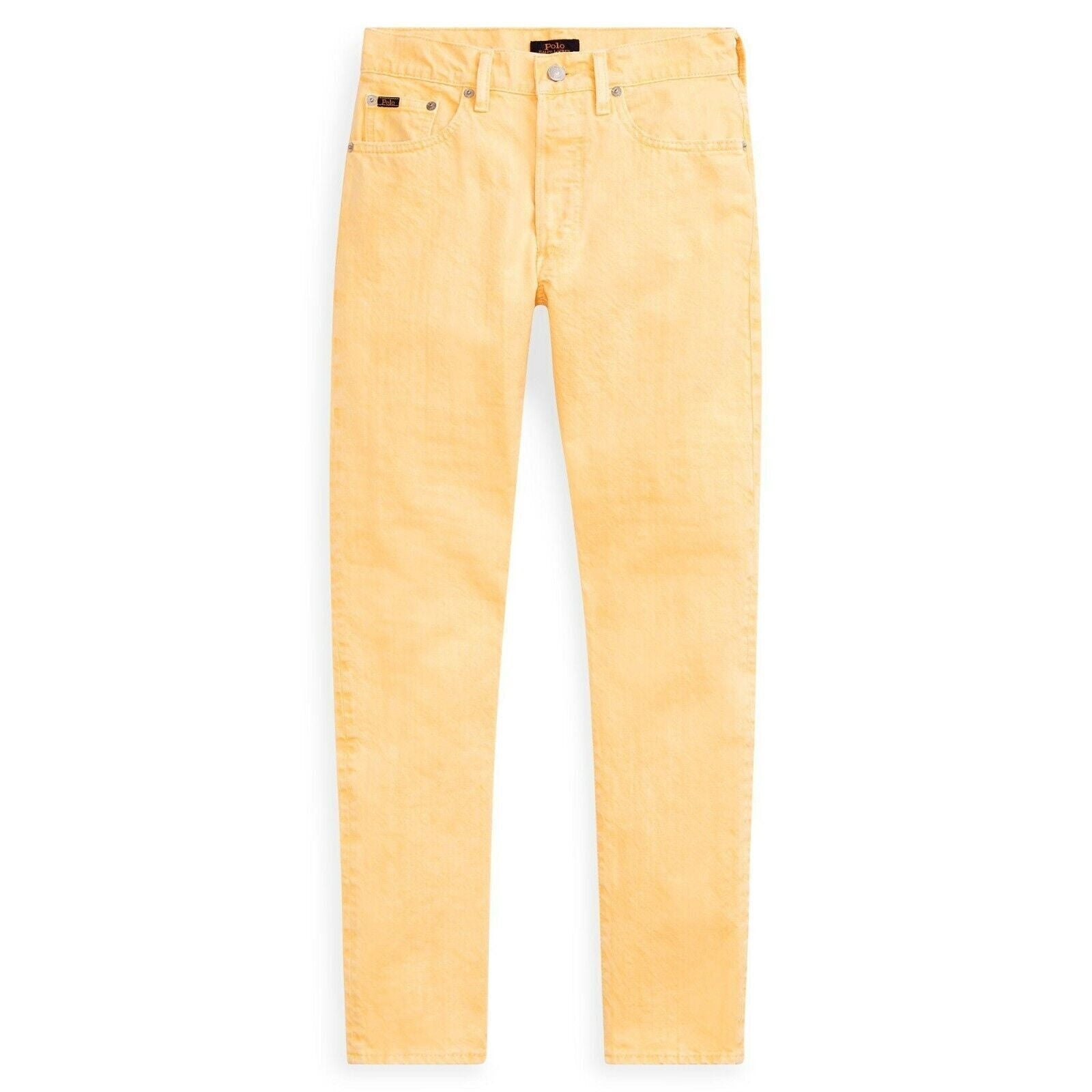 NEW! Polo Ralph Lauren Women's 26 Yellow Callen High-rise Slim Jeans NWT $168