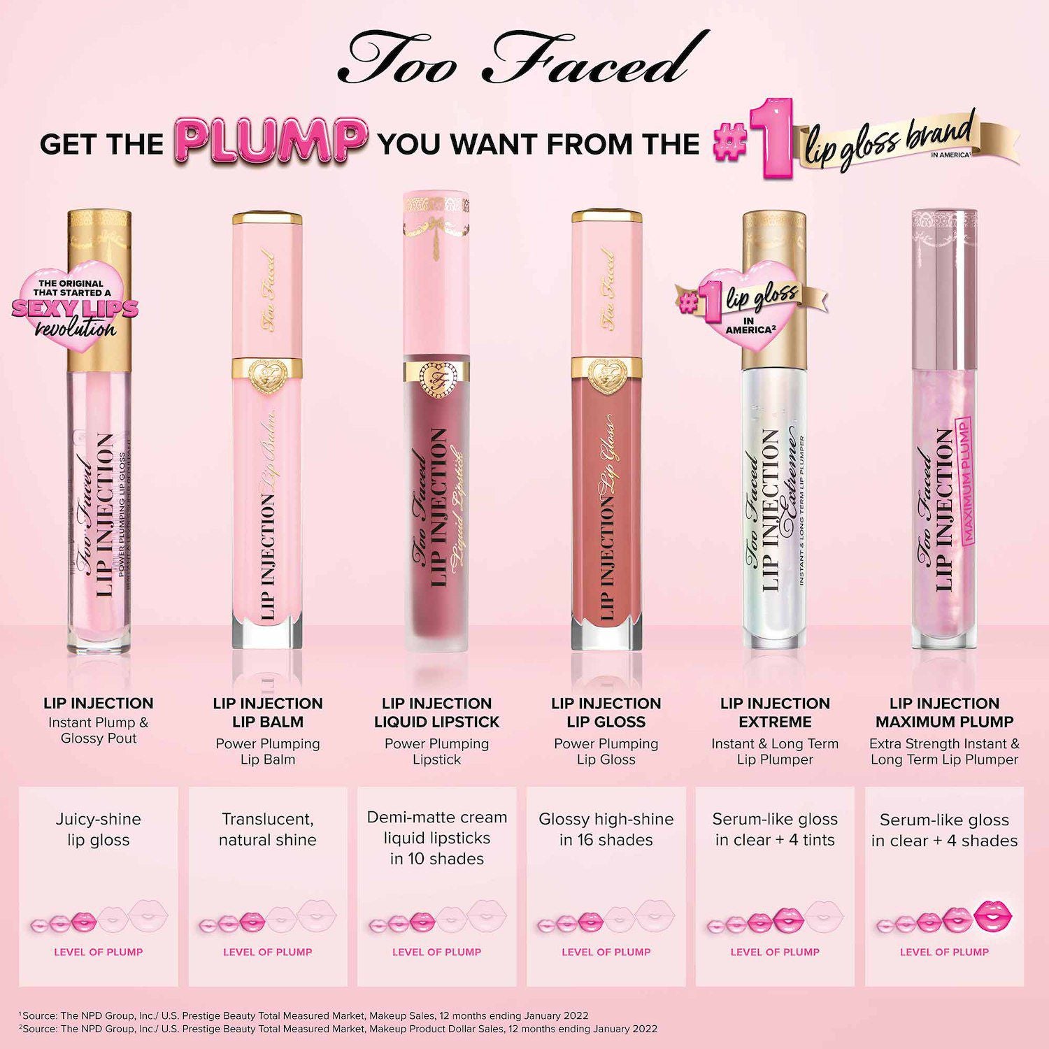 Too Faced Limited Edition Lip Injection Maximum Plump Extra Strength Hydrating Lip Plumper Gloss In Maple Syrup