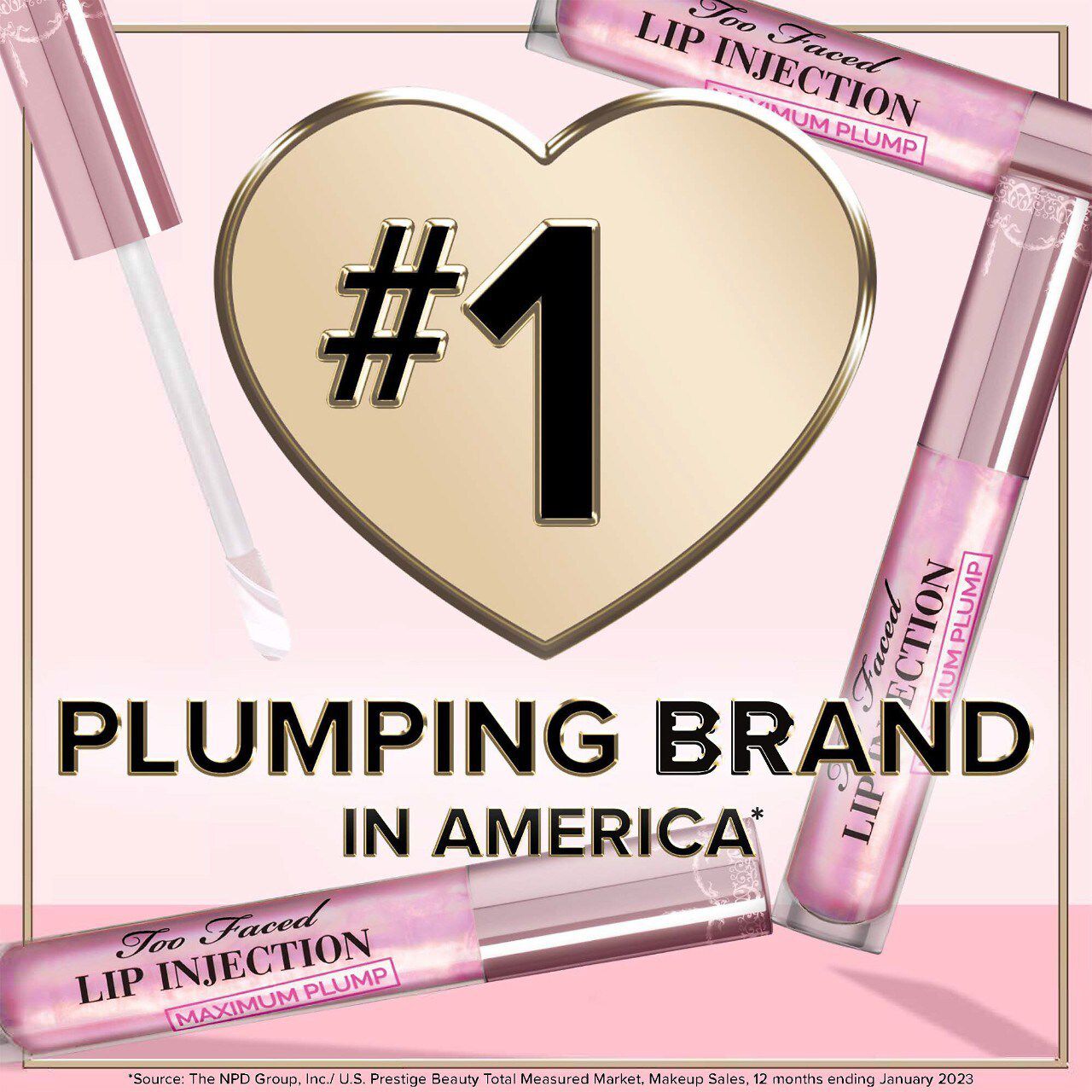 Too Faced Limited Edition Lip Injection Maximum Plump Extra Strength Hydrating Lip Plumper Gloss In Maple Syrup