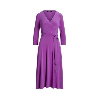 NEW Lauren Ralph Lauren Women's 16P Surplice Jersey Dress NWT $145
