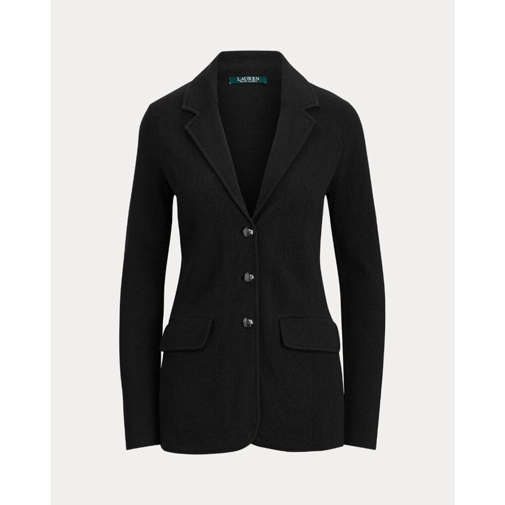 Lauren Ralph Lauren Women's Petite Combed Cotton Blazer