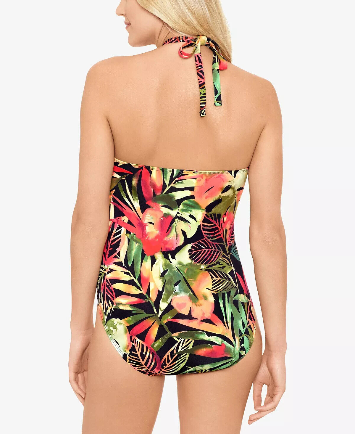 Lauren Ralph Lauren Women's High-Neck One-Piece Swimsuit