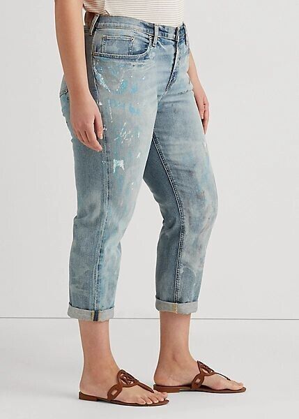 NEW Lauren Ralph Lauren Women's Relaxed Tapered Jean