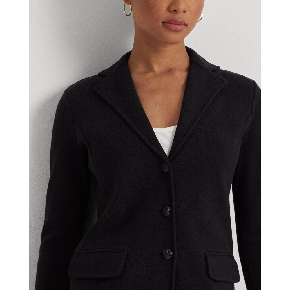 Lauren Ralph Lauren Women's Petite Combed Cotton Blazer