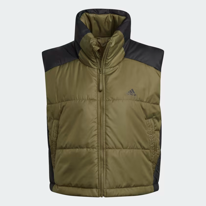 Adidas Women's Sportswear 3-Stripes Insulated Zip Vest