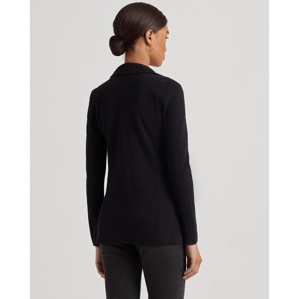 Lauren Ralph Lauren Women's Petite Combed Cotton Blazer