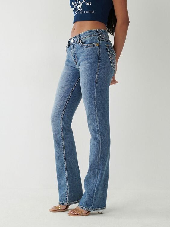 NEW! True Religion Women's 29 Becca Big T Stitch Bootcut Jean NWT $199