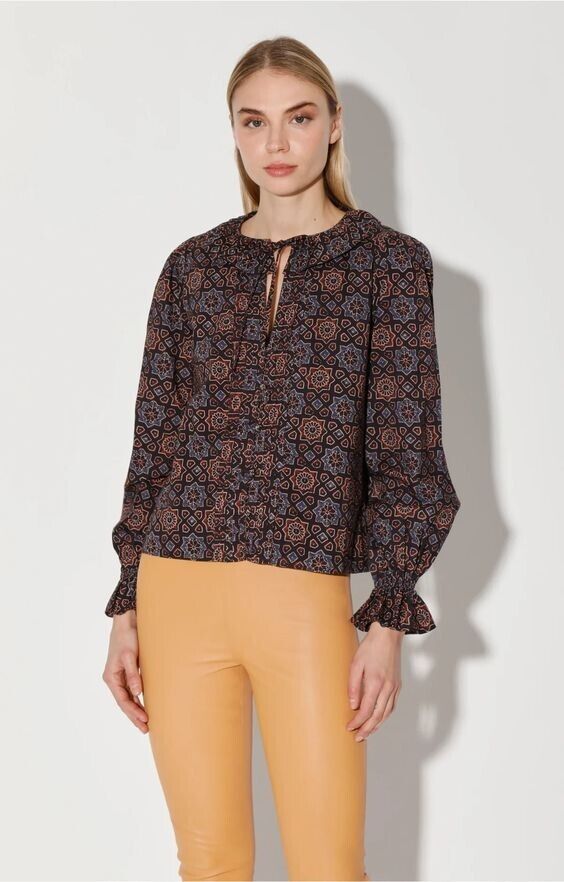 NEW! Walter Baker Women's L Cameron Mosaic Top NWT $168