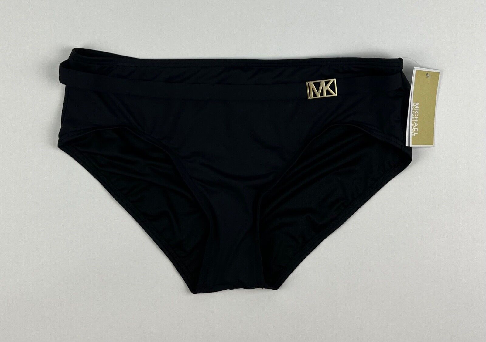 NEW! MICHAEL Michael Kors Women's L Stretch Nylon Bikini Bottom NWT $54