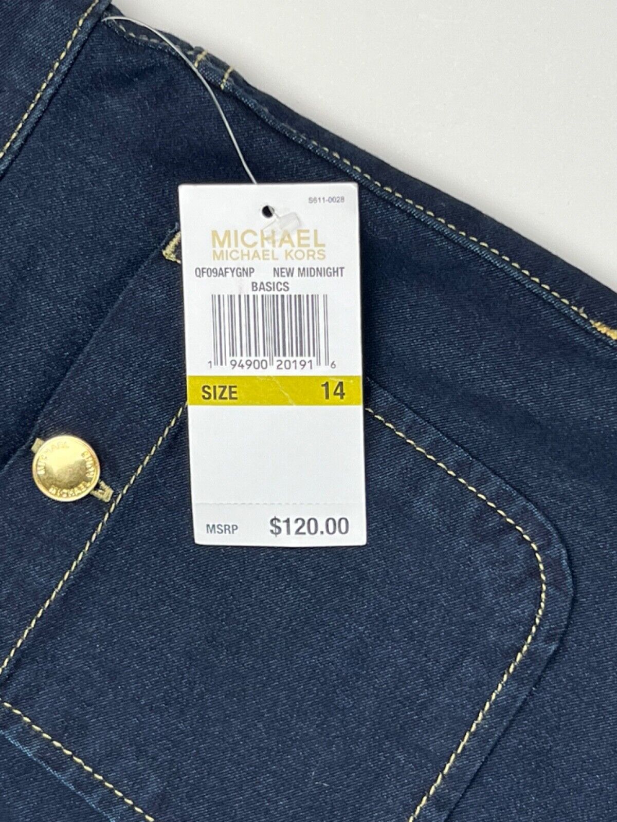 NEW! MICHAEL Michael Kors Women's 14 Bootcut Jeans In New Midnight NWT $120