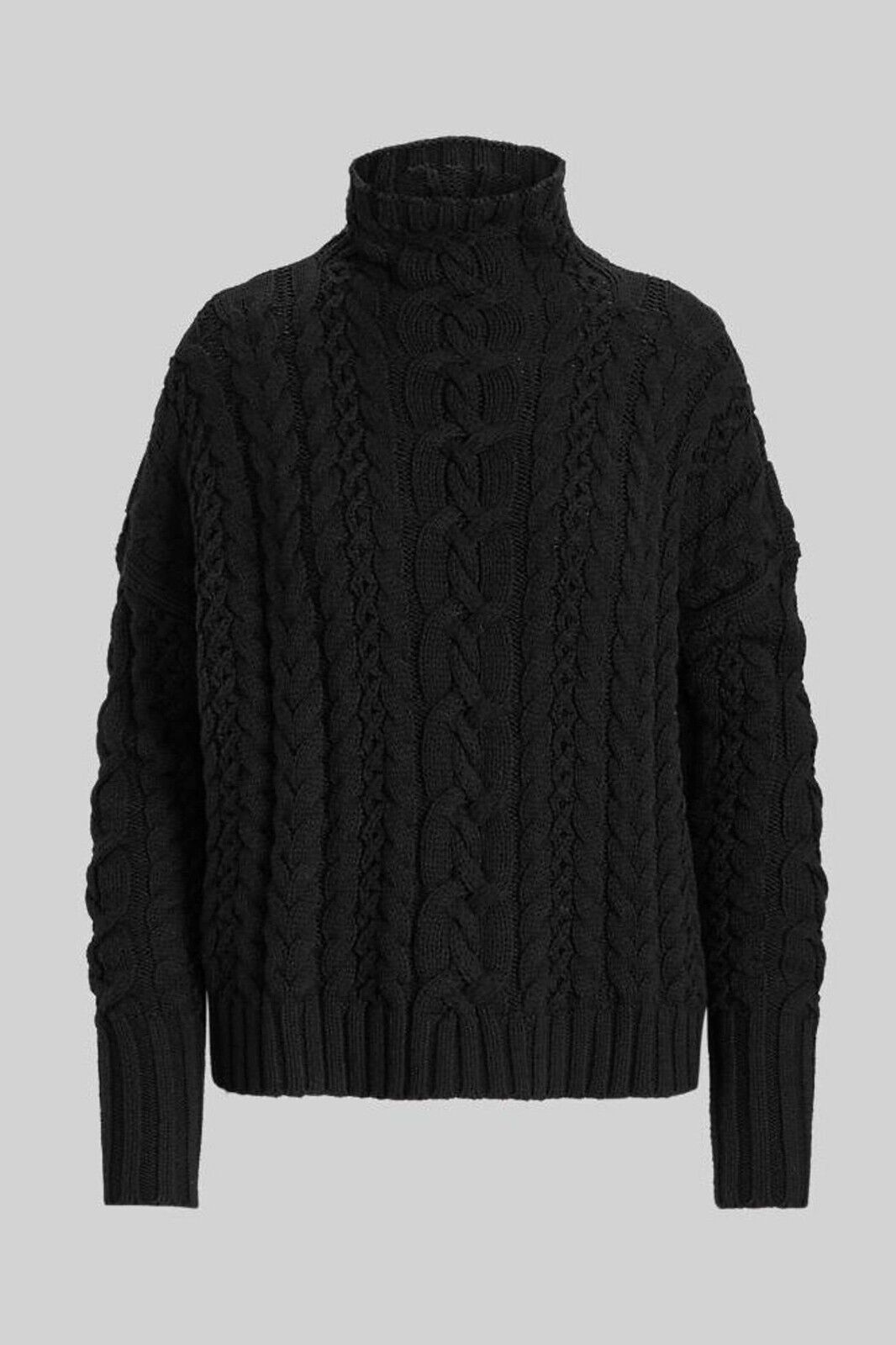 NEW! Lauren Ralph Lauren Women's M Cable Knit Turtleneck Sweater NWT $145