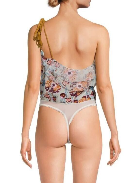 NEW! Free People Women's S Day Date One Shoulder Bodysuit NWT $148