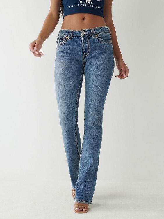 NEW! True Religion Women's 29 Becca Big T Stitch Bootcut Jean NWT $199