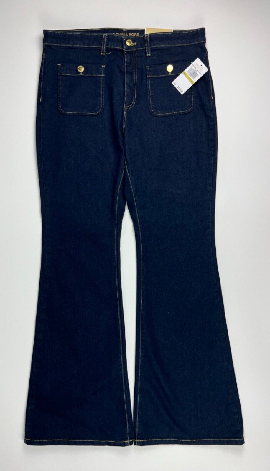 NEW! MICHAEL Michael Kors Women's 14 Bootcut Jeans In New Midnight NWT $120