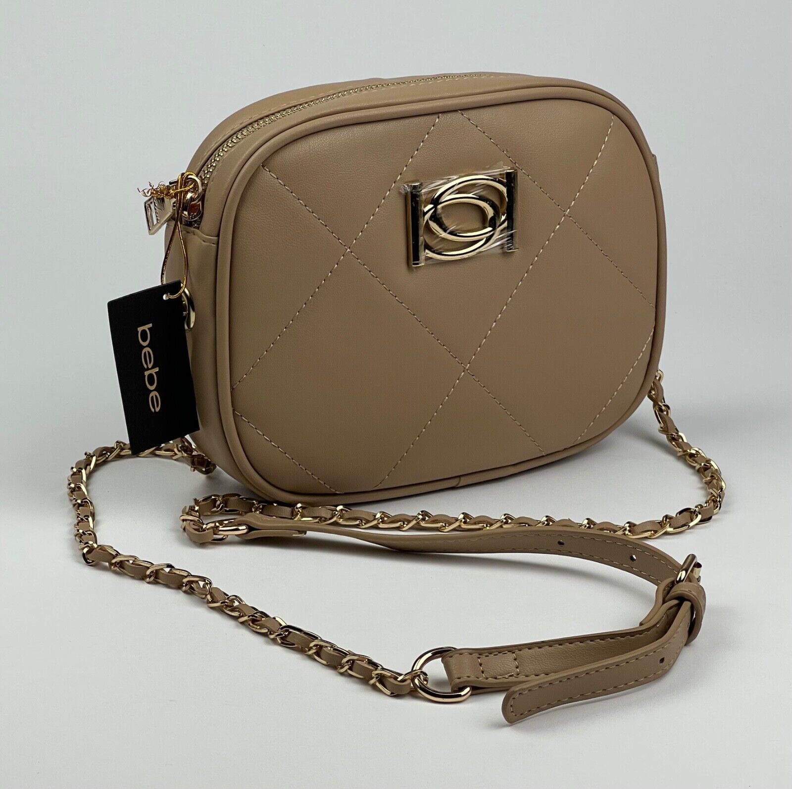 NEW! Bebe Women's Gio Square Crossbody Bag NWT $78