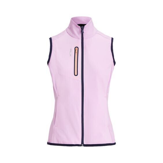 NEW! RLX Golf Ralph Lauren Women's M Terry Sleeveless Full-Zip Vest NWT $168