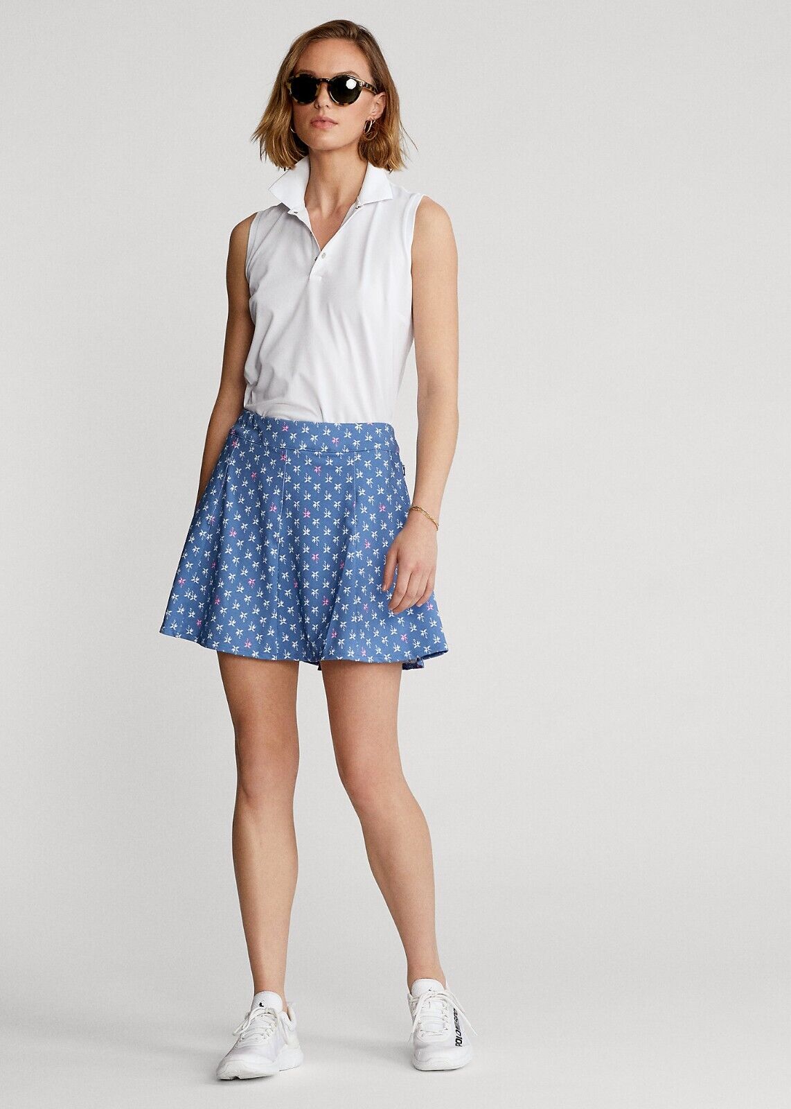 NEW! RLX Golf Ralph Lauren Women's L Paneled Performance Skort NWT $148