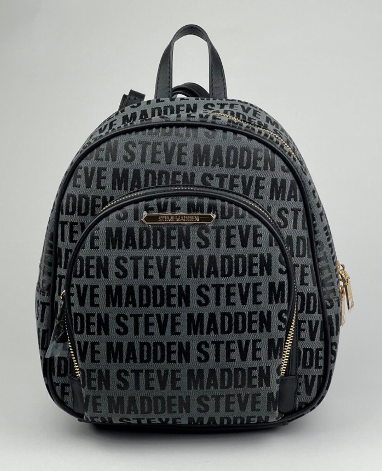 NEW! Steve Madden Women's BABOTT Logo Backpack In Black NWT $98