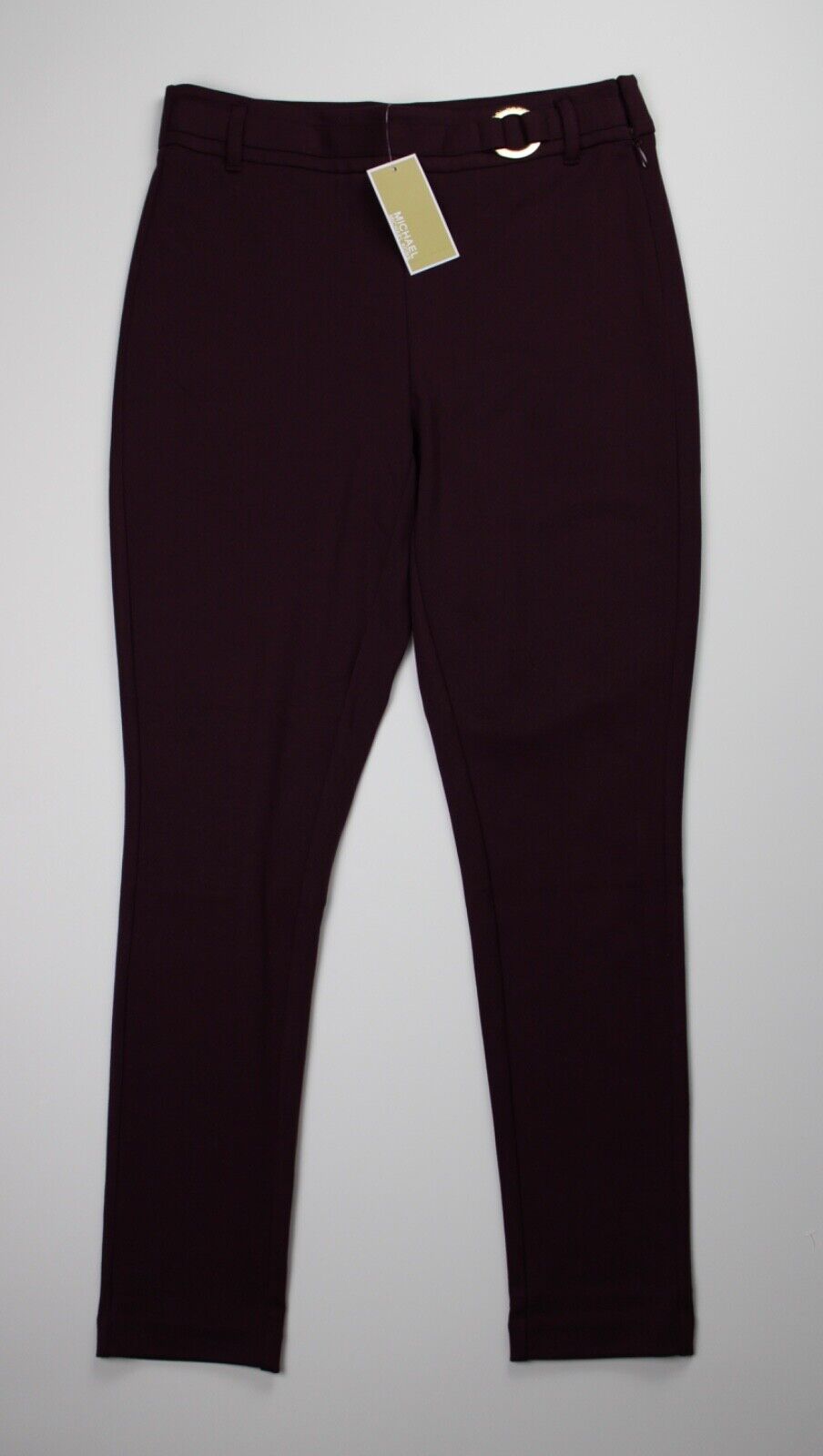 NEW! MICHAEL Michael Kors Women's M Logo Slim Ankle Pants NWT $110