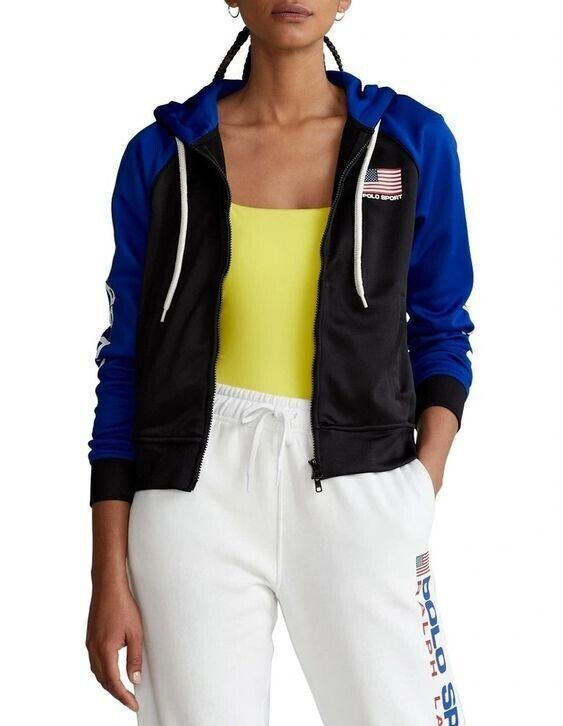 NEW! Polo Ralph Lauren Women's S Sport Full-Zip Hoodie Jacket NWT $168