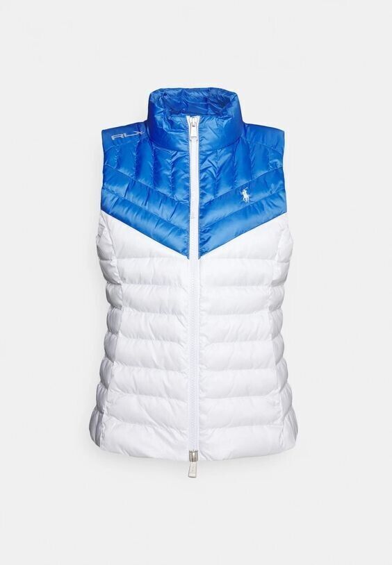 NEW! RLX Ralph Lauren Women's M Evo Poly Ripstop-Down Vest Nl NWT $298