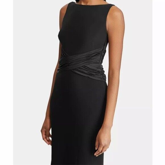 NEW! Lauren Ralph Lauren Women's 6 Sleeveless Jersey Round-Neck Gown NWT $200