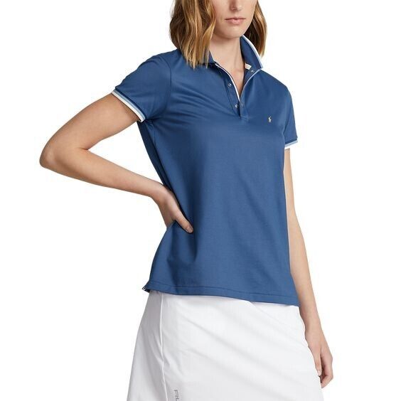 NEW! RLX Golf Ralph Lauren Women's L Tour Pique-Ss Val Polo Nl Shirt NWT $110