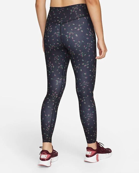 Nike Women's One Luxe Icon Clash Mid-Rise Printed Leggings