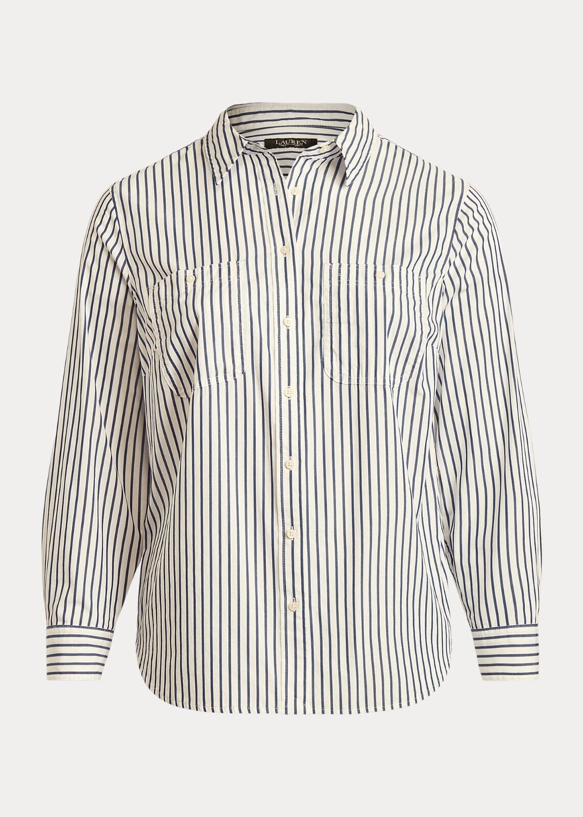 Lauren Ralph Lauren Women's Striped Cotton Shirt