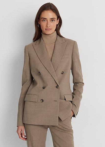 NEW! Lauren Ralph Lauren Women's Wool Crepe Blazer